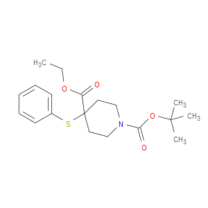 1-(1,1-Dimethylethyl) 4-ethyl 4-(phenylthio)-1,4-piperidinedicarboxylate