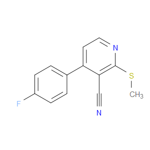 4-(4-Fluorophenyl)-2-(methylthio)-3-pyridinecarbonitrile