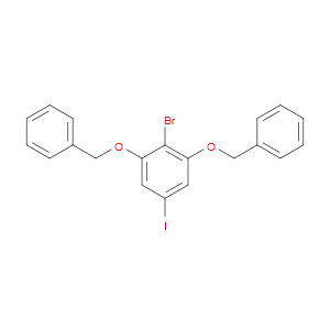 (((2-bromo-5-iodo-1,3-phenylene)bis(oxy))bis(methylene))dibenzene