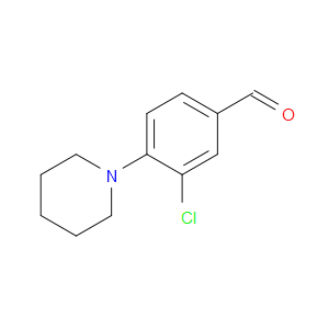 3-Chloro-4-(1-piperidinyl)benzaldehyde