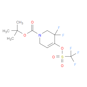 tert-butyl 5,5-difluoro-4-(((trifluoromethyl)sulfonyl)oxy)-5,6-dihydropyridine-1(2H)-carboxylate