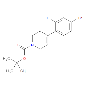 tert-butyl 4-(4-bromo-2-fluorophenyl)-5,6-dihydropyridine-1(2H)-carboxylate