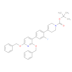 tert-butyl 4-(4-(2,6-bis(benzyloxy)pyridin-3-yl)-2-fluorophenyl)-5,6-dihydropyridine-1(2H)-carboxylate