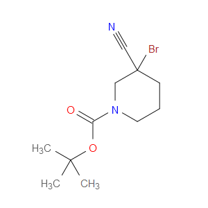 tert-butyl 3-bromo-3-cyanopiperidine-1-carboxylate