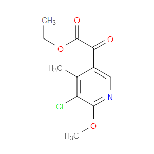 ethyl 2-(5-chloro-6-methoxy-4-methylpyridin-3-yl)-2-oxoacetate