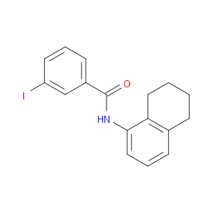 3-Iodo-N-(5,6,7,8-tetrahydro-1-naphthalenyl)benzamide