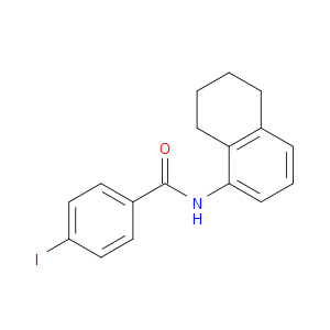 4-Iodo-N-(5,6,7,8-tetrahydro-1-naphthalenyl)benzamide