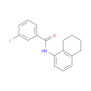 3-Fluoro-N-(5,6,7,8-tetrahydro-1-naphthalenyl)benzamide