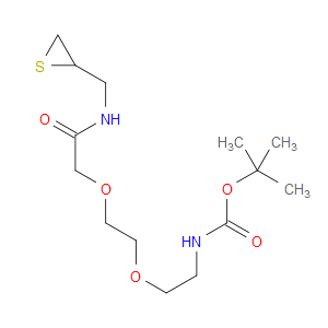 tert-butyl (2-(2-(2-oxo-2-((thiiran-2-ylmethyl)amino)ethoxy)ethoxy)ethyl)carbamate