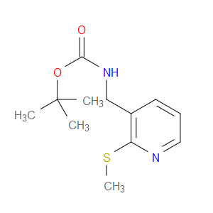 tert-butyl ((2-(methylthio)pyridin-3-yl)methyl)carbamate