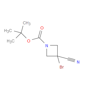 tert-butyl 3-bromo-3-cyanoazetidine-1-carboxylate