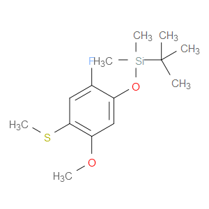 tert-butyl(2-fluoro-5-methoxy-4-(methylthio)phenoxy)dimethylsilane