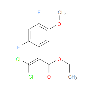 Ethyl α-(dichloromethylene)-2,4-difluoro-5-methoxybenzeneacetate