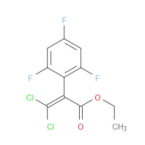 Ethyl α-(dichloromethylene)-2,4,6-trifluorobenzeneacetate