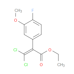 Ethyl α-(dichloromethylene)-4-fluoro-3-methoxybenzeneacetate