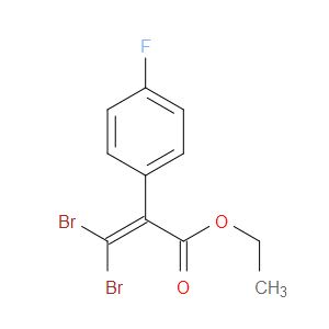 Ethyl α-(dibromomethylene)-4-fluorobenzeneacetate