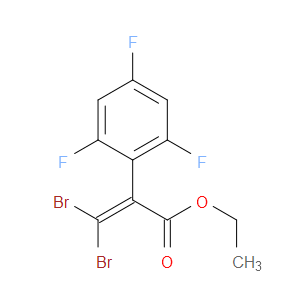 Ethyl α-(dibromomethylene)-2,4,6-trifluorobenzeneacetate