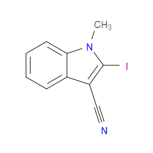 2-Iodo-1-methyl-1H-indole-3-carbonitrile