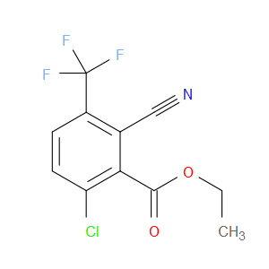 Ethyl 6-chloro-2-cyano-3-(trifluoromethyl)benzoate