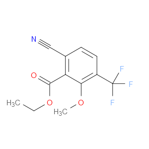 Ethyl 6-cyano-2-methoxy-3-(trifluoromethyl)benzoate