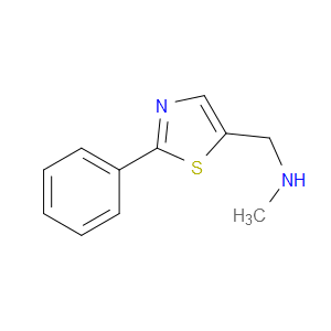 N-Methyl-2-phenyl-5-thiazolemethanamine