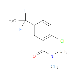 Benzamide, 2-chloro-5-(1,1-difluoroethyl)-N,N-dimethyl-