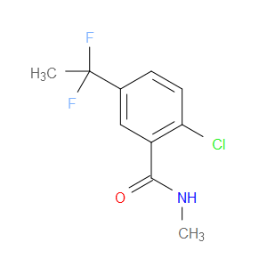 Benzamide, 2-chloro-5-(1,1-difluoroethyl)-N-methyl-