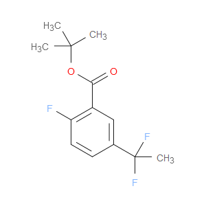 Benzoic acid, 5-(1,1-difluoroethyl)-2-fluoro-, 1,1-dimethylethyl ester