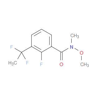 Benzamide, 3-(1,1-difluoroethyl)-2-fluoro-N-methoxy-N-methyl-