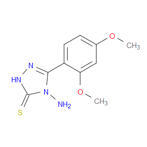 4-Amino-5-(2,4-dimethoxyphenyl)-2,4-dihydro-3H-1,2,4-triazole-3-thione