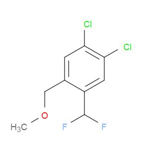 1,2-dichloro-4-(difluoromethyl)-5-(methoxymethyl)benzene