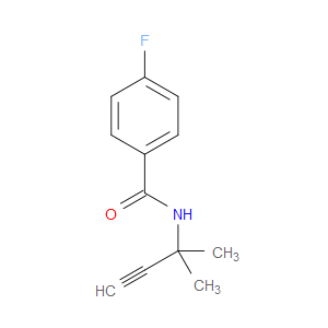 N-(1,1-Dimethyl-2-propyn-1-yl)-4-fluorobenzamide