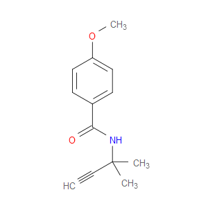 N-(1,1-Dimethyl-2-propyn-1-yl)-4-methoxybenzamide