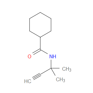 N-(1,1-Dimethyl-2-propyn-1-yl)cyclohexanecarboxamide
