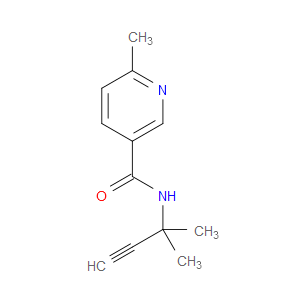 N-(1,1-Dimethyl-2-propyn-1-yl)-6-methyl-3-pyridinecarboxamide