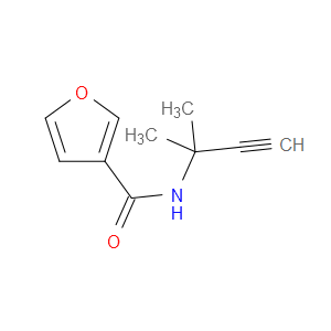 N-(1,1-Dimethyl-2-propyn-1-yl)-3-furancarboxamide