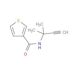 N-(1,1-Dimethyl-2-propyn-1-yl)-3-thiophenecarboxamide