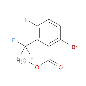 methyl 6-bromo-3-iodo-2-(trifluoromethyl)benzoate