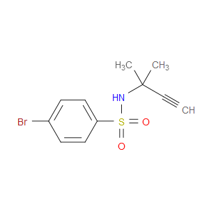 4-Bromo-N-(1,1-dimethyl-2-propyn-1-yl)benzenesulfonamide