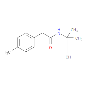 N-(1,1-Dimethyl-2-propyn-1-yl)-4-methylbenzeneacetamide