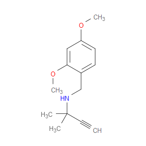 N-(1,1-Dimethyl-2-propyn-1-yl)-2,4-dimethoxybenzenemethanamine