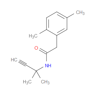 N-(1,1-Dimethyl-2-propyn-1-yl)-2,5-dimethylbenzeneacetamide