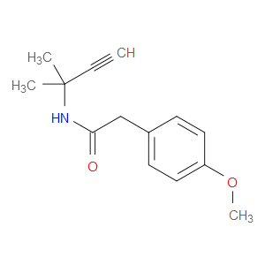 N-(1,1-Dimethyl-2-propyn-1-yl)-4-methoxybenzeneacetamide