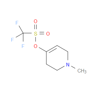 Trifluoromethanesulfonic acid 1-methyl-1,2,3,6-tetrahydropyridin-4-yl ester