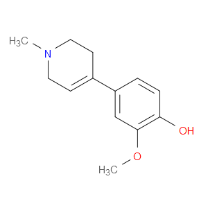 2-Methoxy-4-(1,2,3,6-tetrahydro-1-methyl-4-pyridinyl)phenol