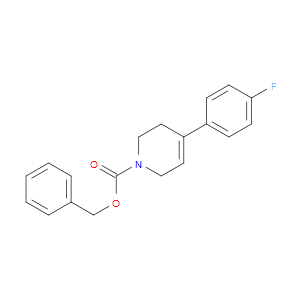 Phenylmethyl 4-(4-fluorophenyl)-3,6-dihydro-1(2H)-pyridinecarboxylate