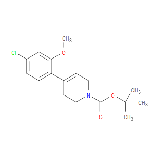 1,1-Dimethylethyl 4-(4-chloro-2-methoxyphenyl)-3,6-dihydro-1(2H)-pyridinecarb...
