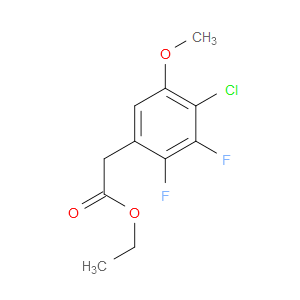 ethyl 2-(4-chloro-2,3-difluoro-5-methoxyphenyl)acetate