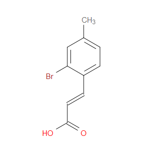 3-(2-bromo-4-methylphenyl)acrylic acid