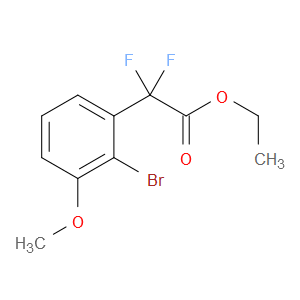 ethyl 2-(2-bromo-3-methoxyphenyl)-2,2-difluoroacetate